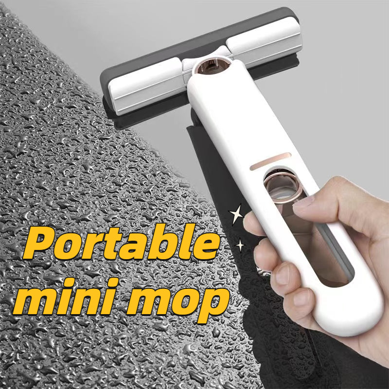 Portable Mini Absorbent Portable Squeeze Cleaning Mop