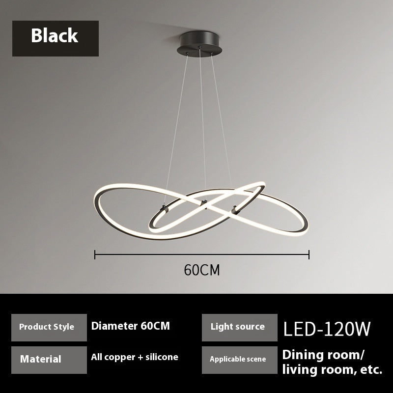 Copper Minimalist Modern Light Luxury Creative Chandelier