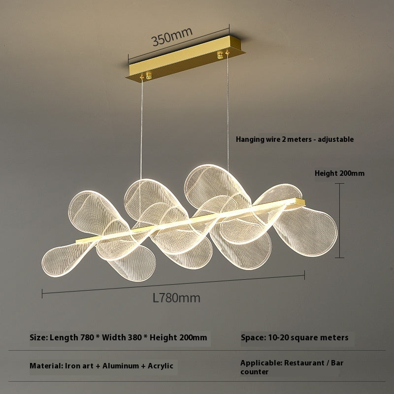 Art Chandelier Italian Minimalist Bedroom Chandelier