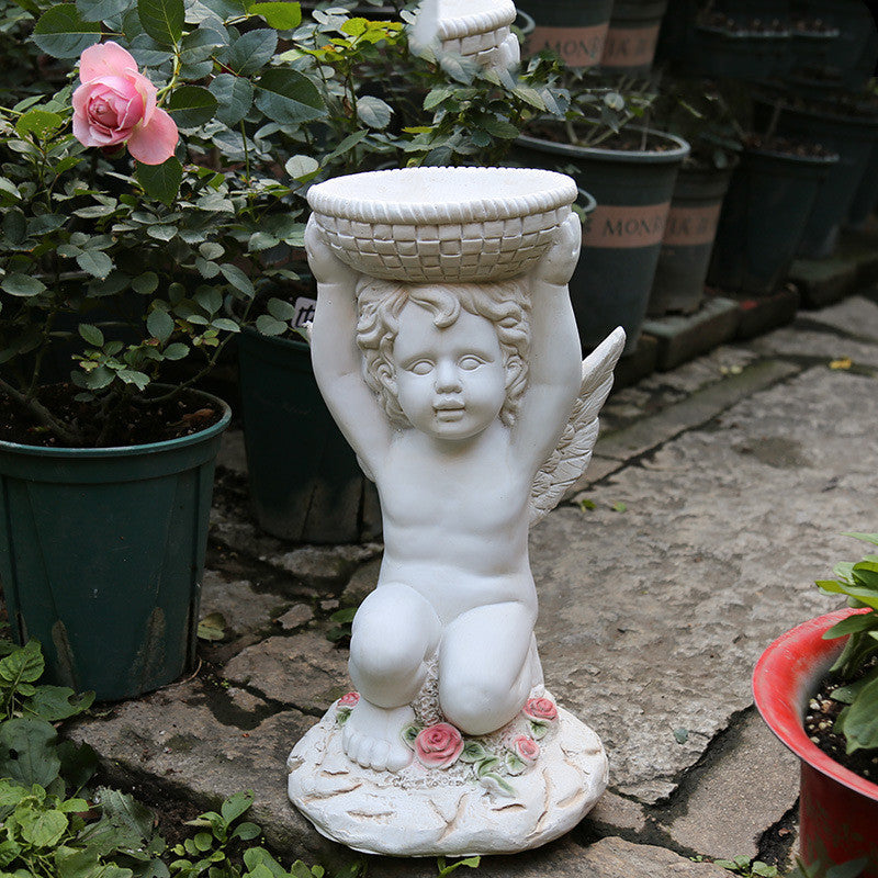 Rural restoration Resin Figure angel sculpture ornaments