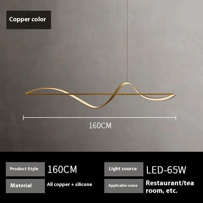 Copper Minimalist Modern Light Luxury Creative Chandelier