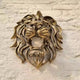 Lion's Head Wall Hanging Art Sculpture