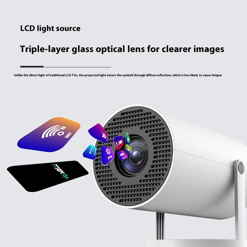 Portable Projector For Home Use 180 Degrees