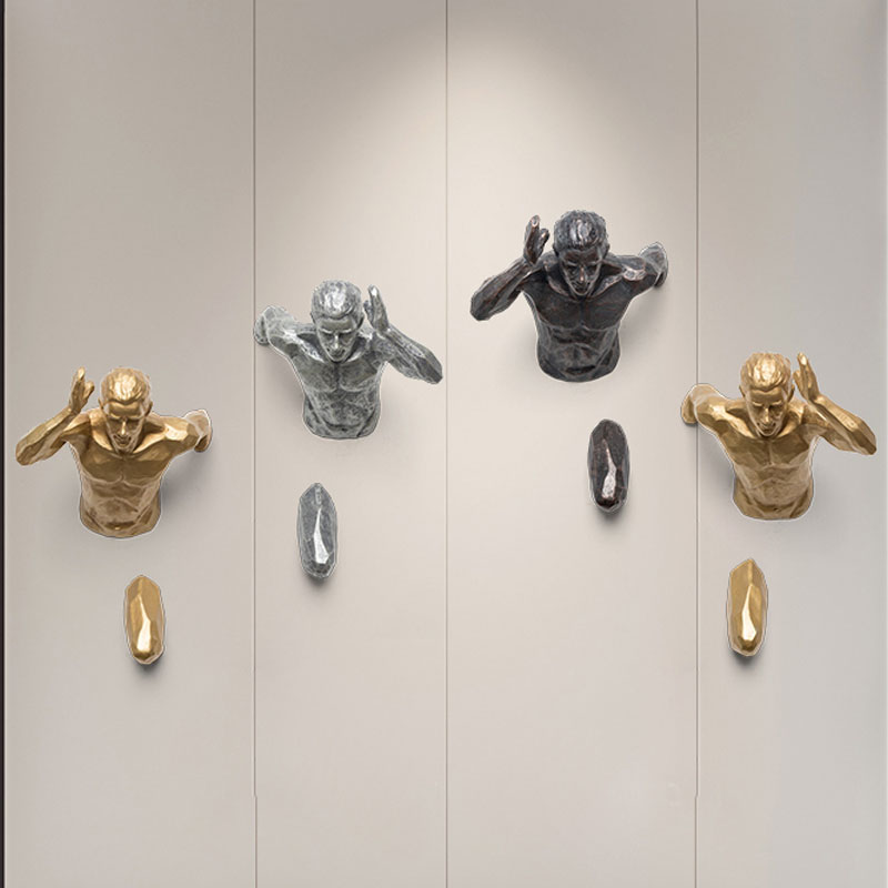 Character wall hanging wall decoration art