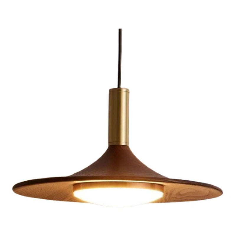 Room Chandelier Simple Walnut Creative Chandelier