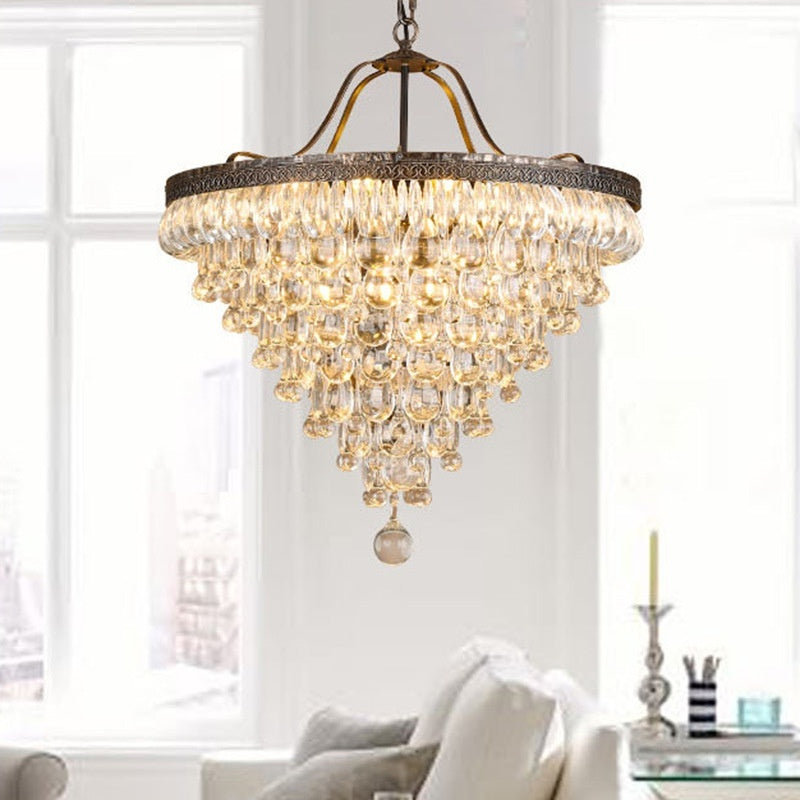 American-style Grape Crystal Chandelier
