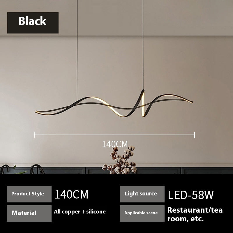 Copper Minimalist Modern Light Luxury Creative Chandelier