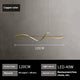 Copper Minimalist Modern Light Luxury Creative Chandelier