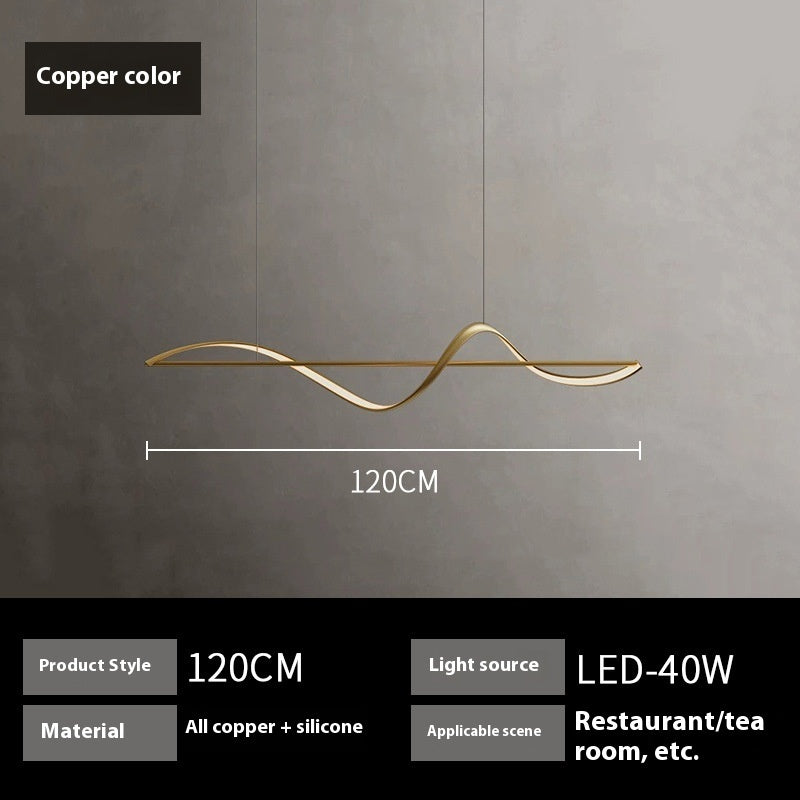 Copper Minimalist Modern Light Luxury Creative Chandelier