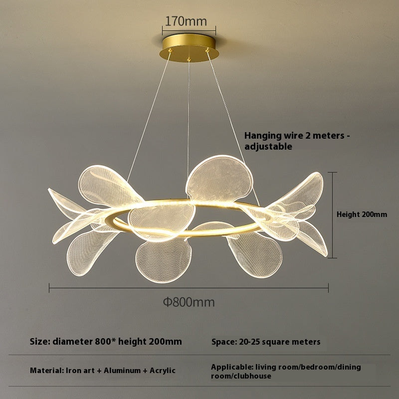 Art Chandelier Italian Minimalist Bedroom Chandelier