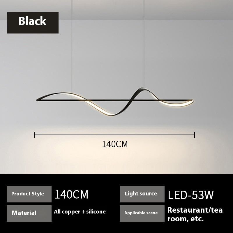 Copper Minimalist Modern Light Luxury Creative Chandelier