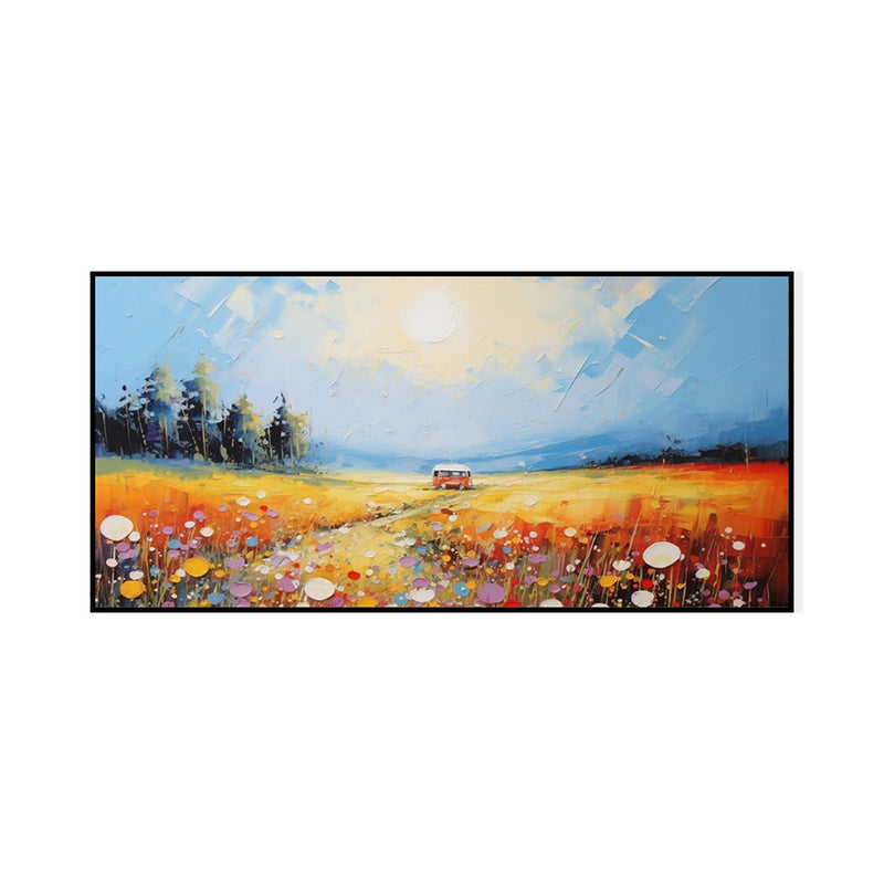 Natural Scenery Paintings Art Hand Painted Canvas