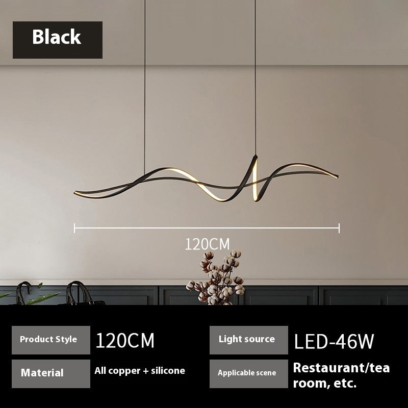 Copper Minimalist Modern Light Luxury Creative Chandelier
