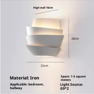Pine Cone Wall Lamp Bedroom Bedside Lamp