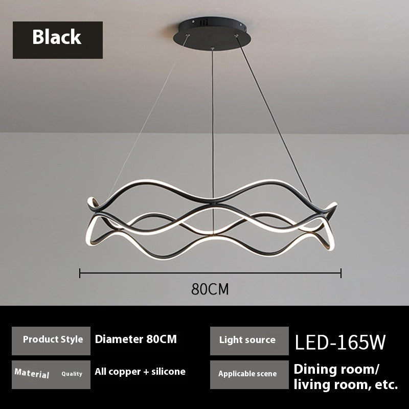Copper Minimalist Modern Light Luxury Creative Chandelier