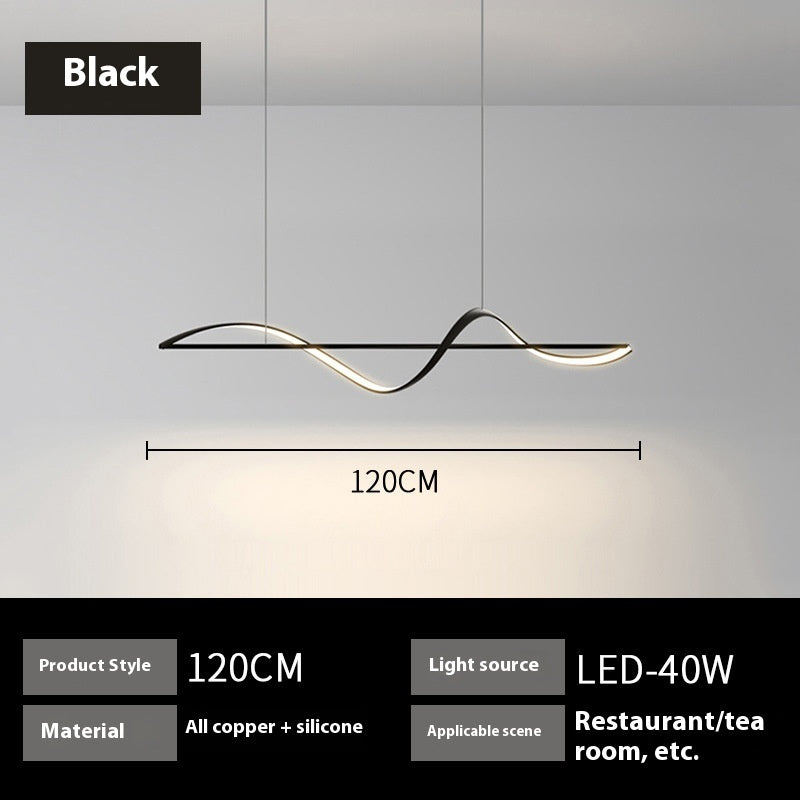 Copper Minimalist Modern Light Luxury Creative Chandelier