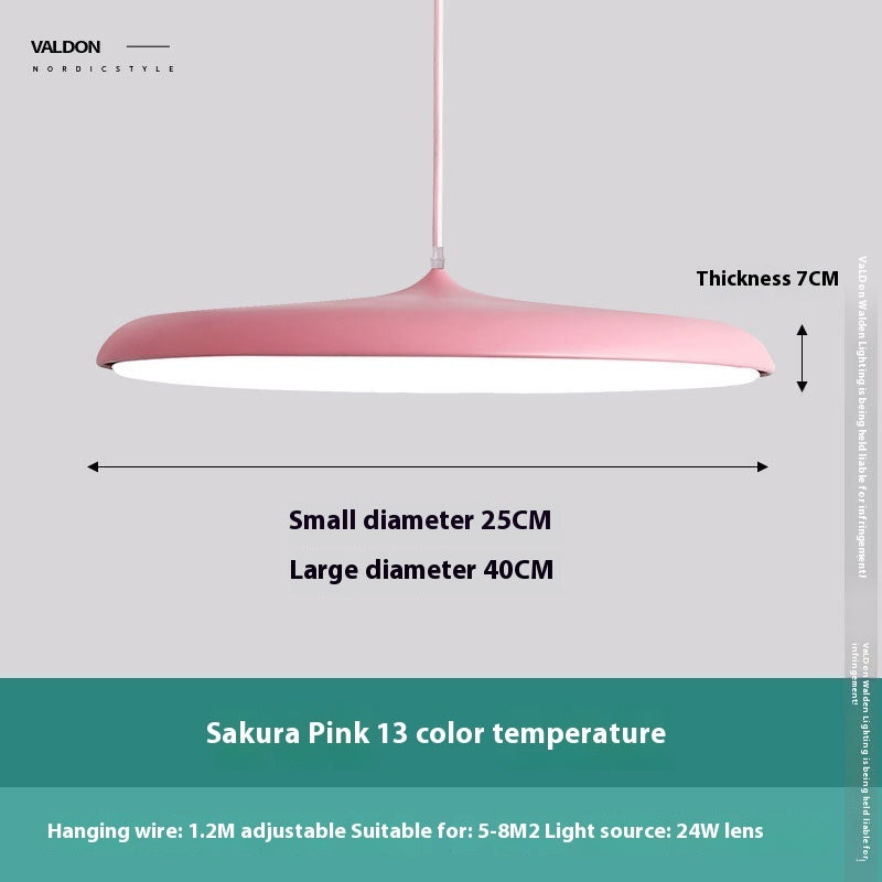 Nordic Modern Simple LED Chandelier Restaurant
