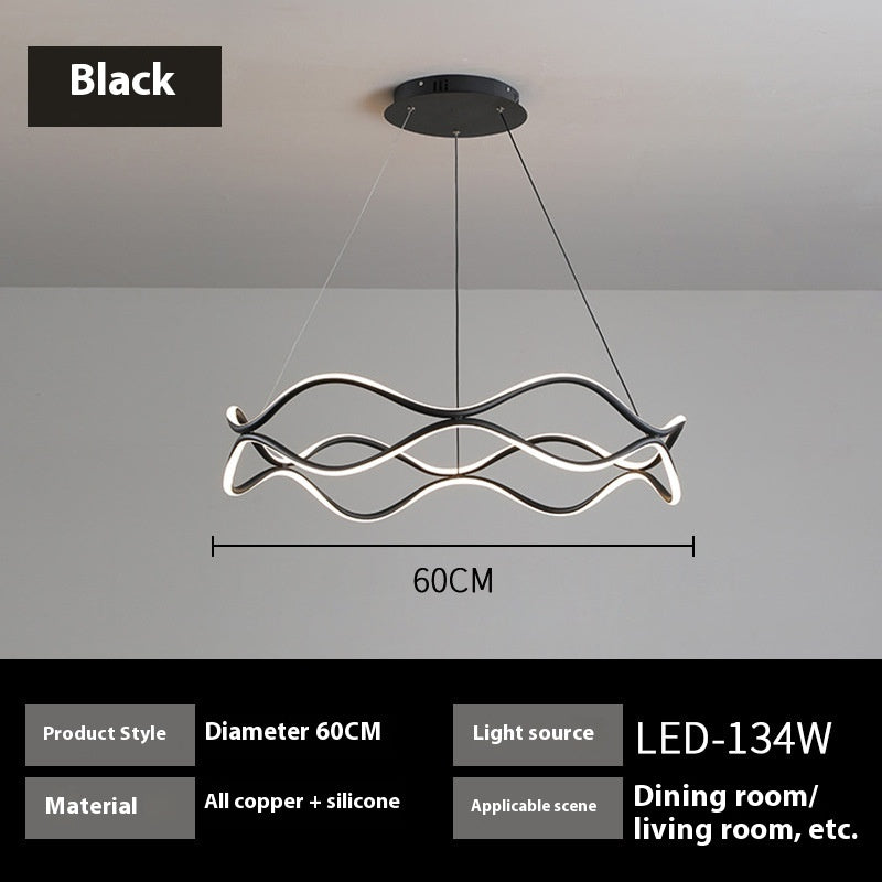 Copper Minimalist Modern Light Luxury Creative Chandelier