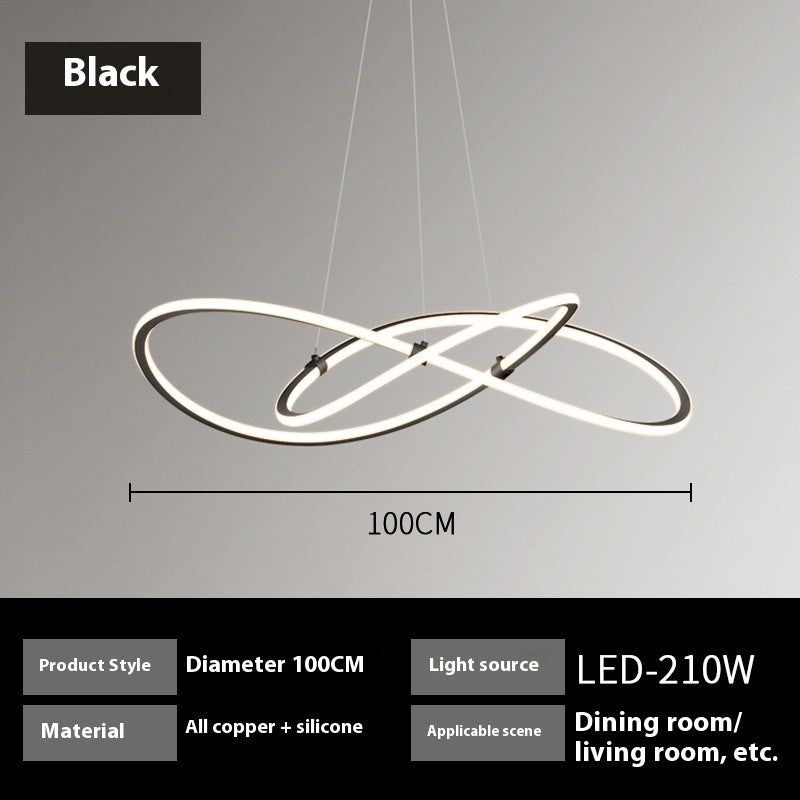 Copper Minimalist Modern Light Luxury Creative Chandelier