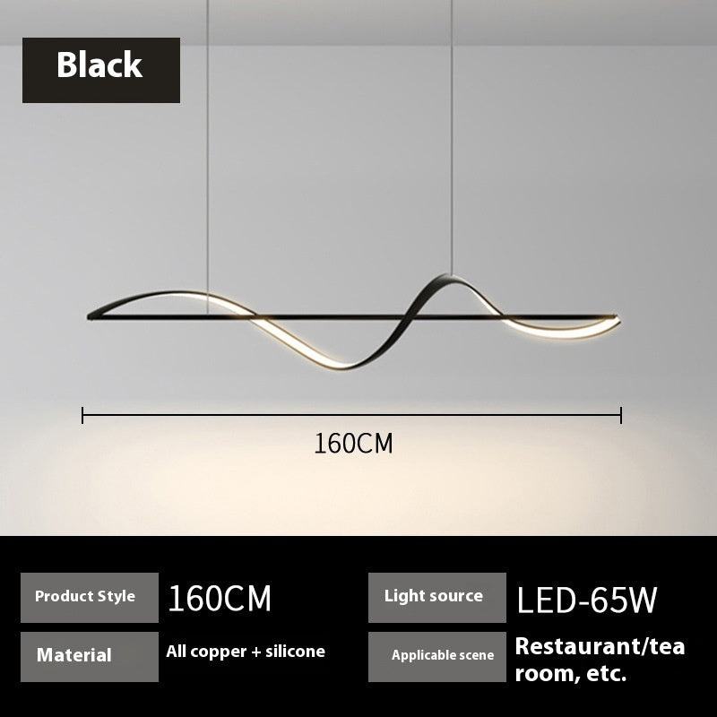 Copper Minimalist Modern Light Luxury Creative Chandelier