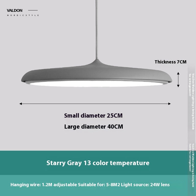 Nordic Modern Simple LED Chandelier Restaurant