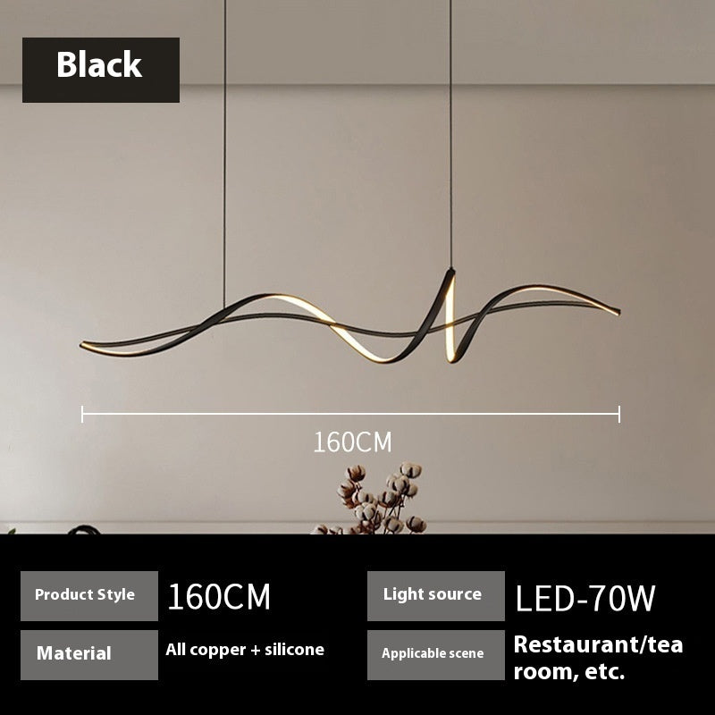 Copper Minimalist Modern Light Luxury Creative Chandelier
