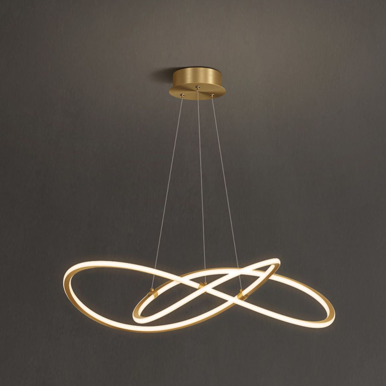 Copper Minimalist Modern Light Luxury Creative Chandelier